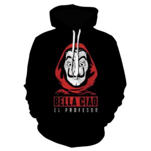 La Casa De Papel 3D Printed Hoodies Sweatshirts