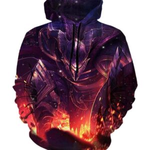 League Of Legend Pantheon Hoodies - Pullover Black Hoodie