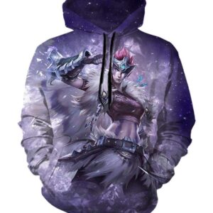League Of Legend Quinn Hoodies - Pullover Black Hoodie