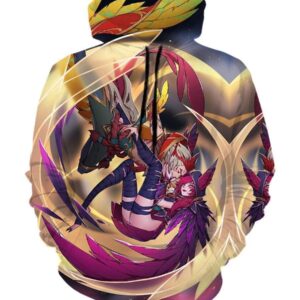 League Of Legend Rakan Hoodies - Pullover Purple Hoodie