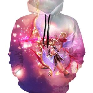 League Of Legend Varus Hoodies - Pullover Pink Hoodie
