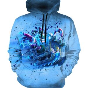 League Of Legend Veigar Hoodies - Pullover Blue Hoodie