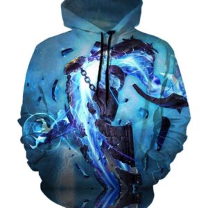 League Of Legend Xerath Hoodies - Pullover Blue Hoodie