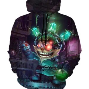 League Of Legend Ziggs Hoodies - Pullover Black Hoodie