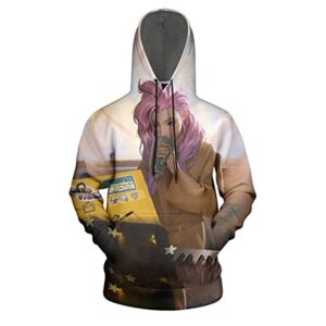 League of Legends Hoodies - Seraphine Unisex 3D Print Pullover Gaming Hoodie
