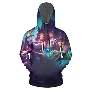 League of Legends Hoodies - Unisex 3D Print Pullover Gaming Hoodie
