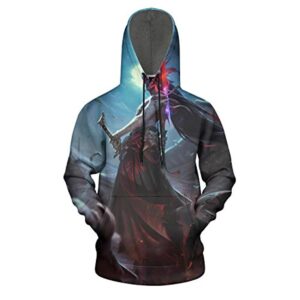 League of Legends Hoodies - Unisex 3D Print Pullover Gaming Hoodie