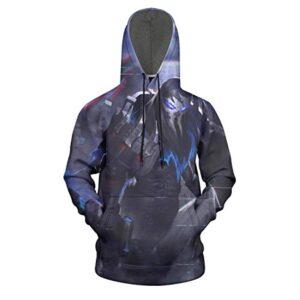 League of Legends Hoodies - Unisex 3D Print Pullover Gaming Hoodie