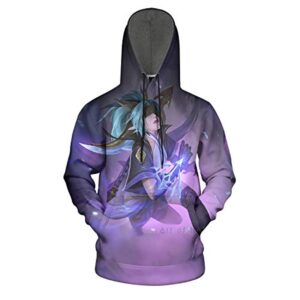 League of Legends Hoodies - Unisex 3D Print Pullover Gaming Hoodie