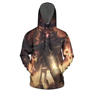 League of Legends Hoodies - Unisex 3D Print Pullover Gaming Hoodie