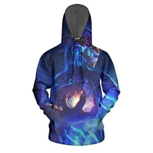 League of Legends Hoodies - Unisex 3D Print Pullover Gaming Hoodie