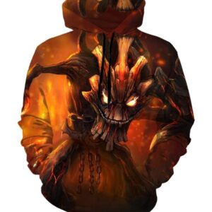 League of Legends Maokai Hoodies - Pullover Red Hoodie