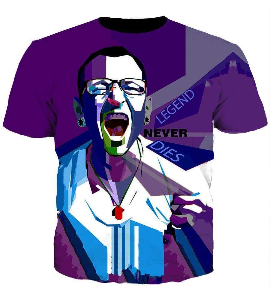 Linkin Park Hoodies - Pullover Purple Hoodie - Image 4