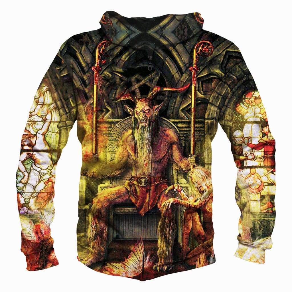 Sinister Hoodies - Pullover BlACK Hoodie - Image 2