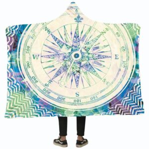 Magic Hooded Blankets - Magic Series Sun Roulette Pattern Fleece Hooded Blanket