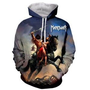 Manowar Final Battle World 3D Printed Long Sleeves Hoodies Sweatshirt