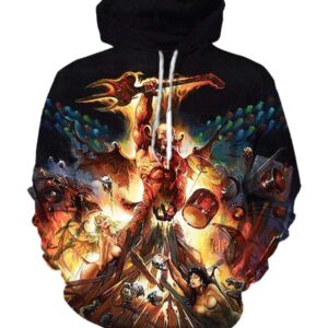 Manowar Heavy Metal Band Hoodies - Pullover Black Hoodie