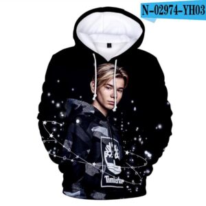 Marcus and Martinus 3D Printed Hooded Pullovers Hoodies Sweatshirt