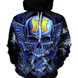 Michigan Wolverines Hoodies - Pullover Black Hoodie