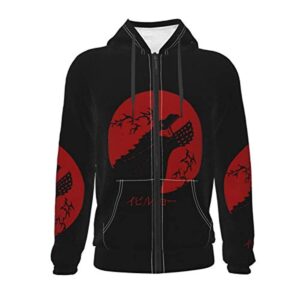 Monster Hunter Jacket - Teen Full Zipper Hooded Jacket