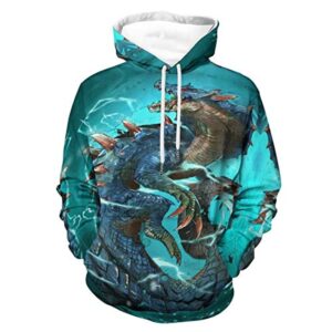 Monster Hunter World Hoodies - 3D Print Casual Pullover