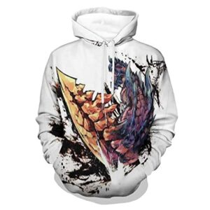 Monster Hunter World Hoodies - 3D Print Casual Pullover