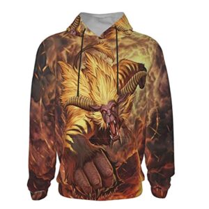 Monster Hunter World Hoodies -  3D Print Pullover Hooded Sweatshirt For Teens