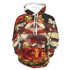 Monster Hunter World Hoodies - Felyne 3D Print Casual Pullover