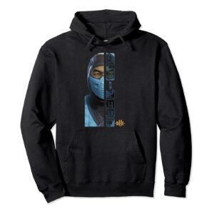 Mortal Kombat Hoodie - Sub-Zero Black Unisex 3D Print Pullover Drawstring Hoodie