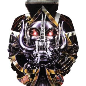 Motor Head Hoodies - Pullover Black Hoodie