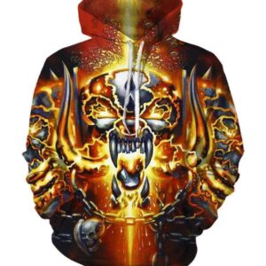 Motor Head Hoodies - Pullover Red Hoodie