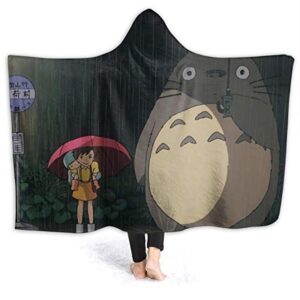 My Neighbor Totoro Hooded Blanket - Wearable 3D Hooded Fleece Blanket