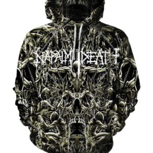 Napalm Deat Hoodies - Pullover Black Hoodie