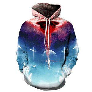 Neon Genesis Evangelion Hoodies - EVA 3D Print Cosplay Hoodie Sweatshirt with Front Pocket