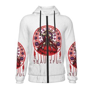 Nier Automata Hoodies - YoRHa No 2 Type B 2B 3D Print Zip Up Hooded Sweater for Teens