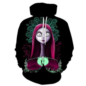 Nightmare Before Christmas Jack And Sally Hoodies - Nightmare Before Christmas Hoodies - Sally Pull Over Hoodie