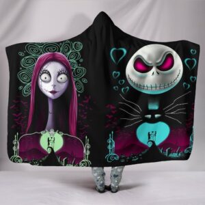 Nightmare Before Christmas - Jack Skellington Fleece Hooded Blanket