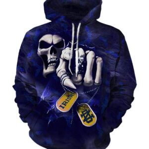 Notre Dame Fighting Irish Hoodies - Pullover Black Hoodie
