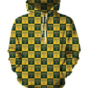 Oakland Athletics Hoodies - Pullover Yellow Hoodie