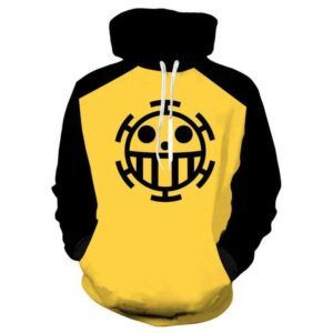 One Piece Hoodie - Trafalgar Law Pullover ZIpper Hoodie