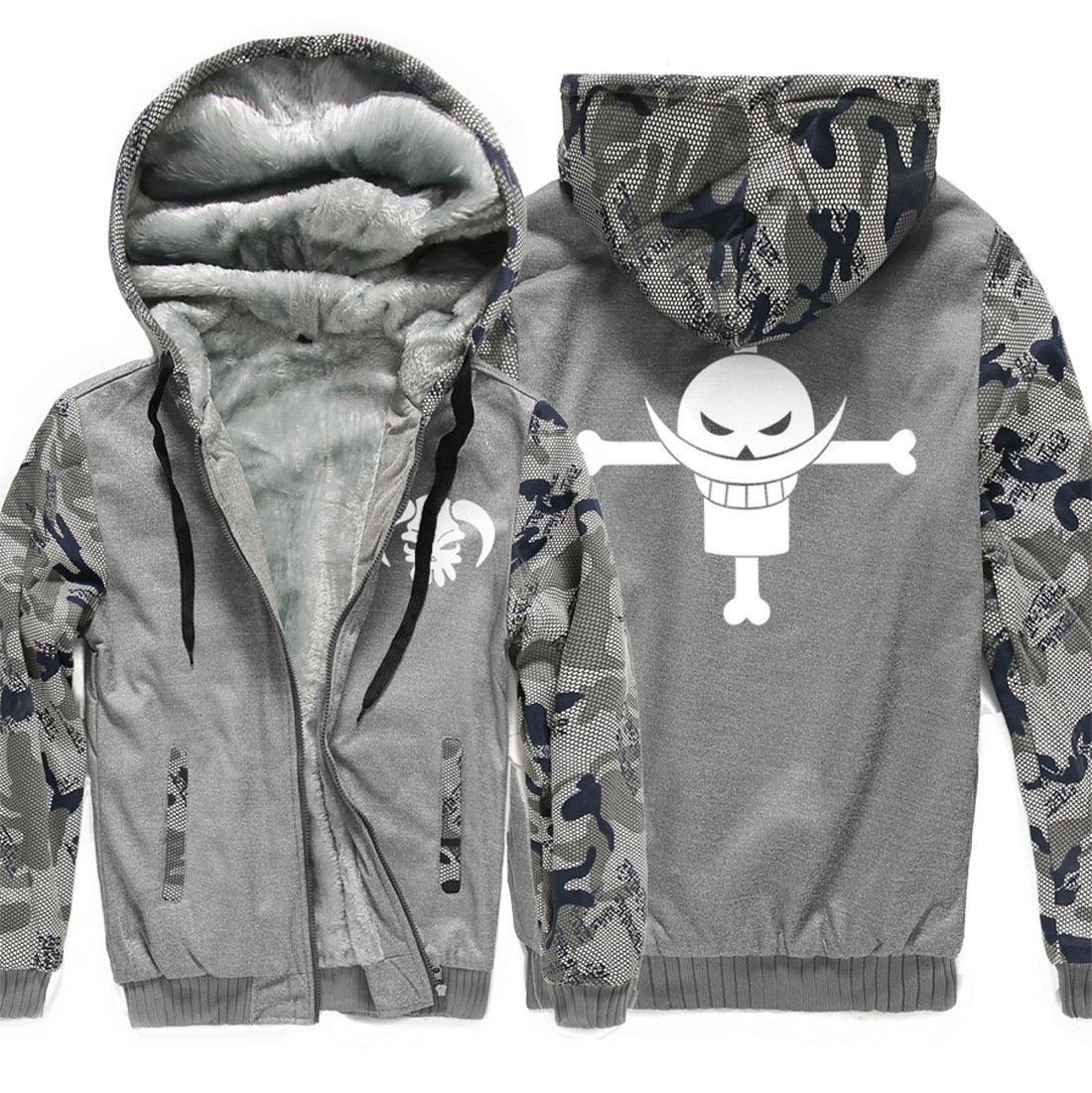 One Piece Jackets - One Piece Anime Series Super Cool Fleece Jacket - Image 2