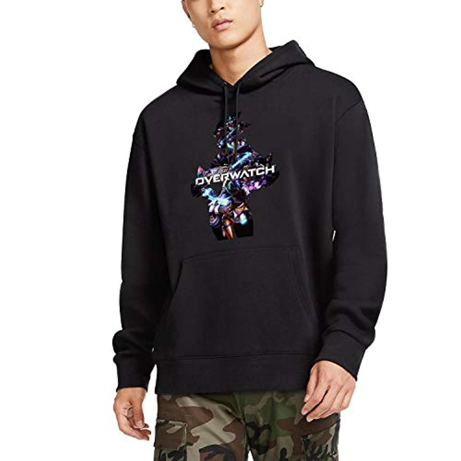 Overwatch Hoodie - Black Hooded Pullover Sweatshirt - Image 3