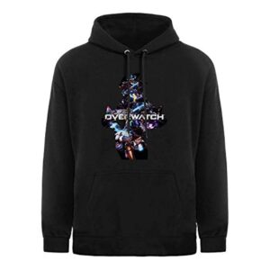 Overwatch Hoodie - Black Hooded Pullover Sweatshirt