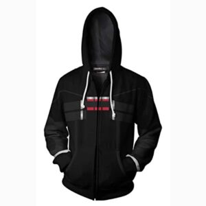 Overwatch Hoodie - Black Zip Up Hooded Sweater
