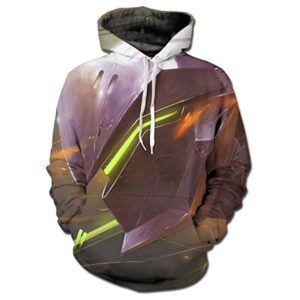 Overwatch Hoodie - Genji 3D Print Hooded Pullover Sweatshirt