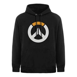 Overwatch Hoodie - Logo Black Hooded Pullover Sweatshirt