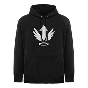 Overwatch Hoodie - Mercy Black Hooded Pullover Sweatshirt