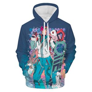 Overwatch Hoodie - Zarya 3D Print Hooded Pullover Sweatshirt