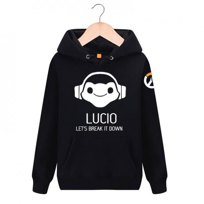 Overwatch Lucio Hoodies - Pullover Black Hoodie