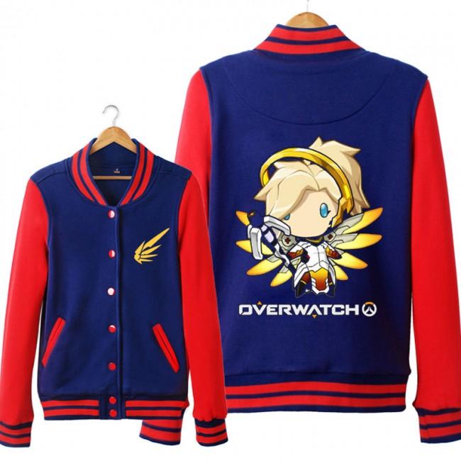 Overwatch Mercy Coats - Black Button Style Coat - Image 2